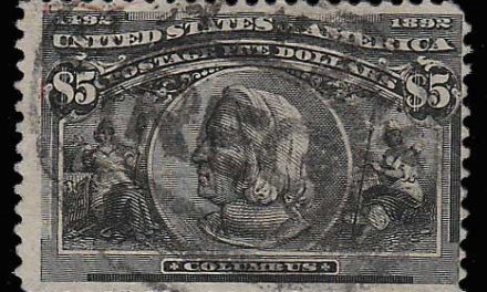 U.S.A. #245 1893 $5 Columbian