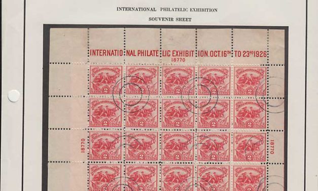 U.S.A. #630 Fine Used 1926 2c White Plains Sheet