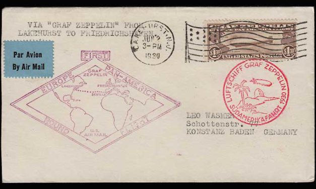 U.S.A. #C14 1930 Graf Zeppelin Flight Cover