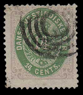 D.W.I. #12 Fine Used 1874 14c A.P.S. Cert. sht pfs