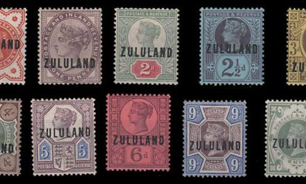 Zululand #1-10 gen Fine Mint HR 1888/1893 Set