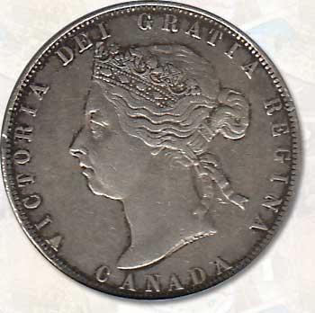 Canada XF 1898 Victoria Silver 50 Cents