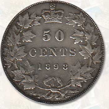 Canada XF 1898 Victoria Silver