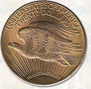 U.S.A. choice AU 1927 St. Gauden's Gold Double Eagle