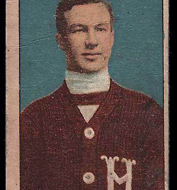 1910/11 Art Ross C56 #8 Rookie Hockey Card corner rd