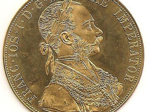 Austria Proof 1915 Gold 4 Ducat AGW.4398oz