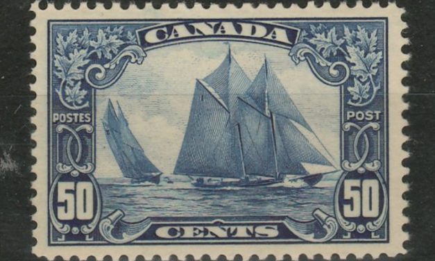 Canada #158 XFNH 1929 50c Bluenose