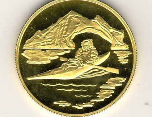 Canada Proof 1980 Arctic Territories $100 Gold .497oz AGW