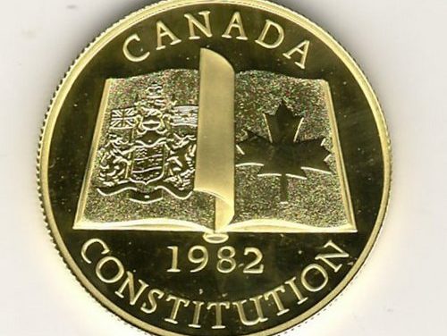 Canada Proof 1982 Constitution $100 Gold .497oz AGW