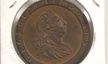 Great Britain Unc 1797 George III Cartwheel Penny