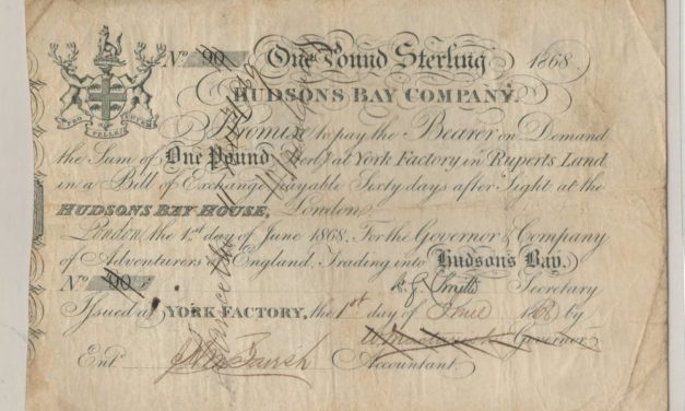 Hudson’s Bay Company Fine 1868 York Factory Pound