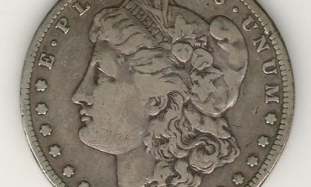 U.S.A. Fine 1889 CC Morgan Silver Dollar
