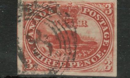 Canada #4 XF Kingston #18 4-ring Numeral Used 1852 3d Beaver