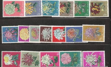 P.R. China #542-559 F/VF Never Hinged 1960/61 4f-52f Floral Set cple gum spots