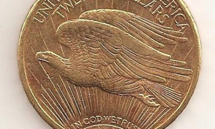 U.S.A. AU 1910S $20 Saint-Gaudens Gold Double Eagle
