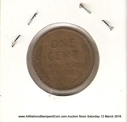 U.S.A. VF 1909S VDB Key Date Lincoln Cent