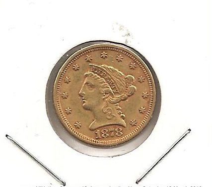 U.S.A. XF 1878 $2.50 Liberty Gold Quarter Eagle