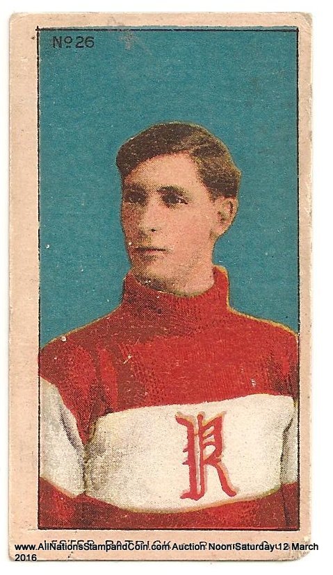 Lester Patrick 1910/1911 C56 #26 Rookie Hockey Card corner crease
