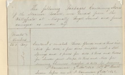 1842 John McLoughlin Signed H.B.C. Document ex Wellburn