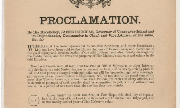 British Columbia Sep 1858 Proclamations from Governor James Douglas