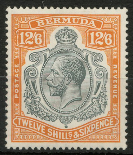 Lot 11 Bermuda #97 Mint 1932 12/6d George V 