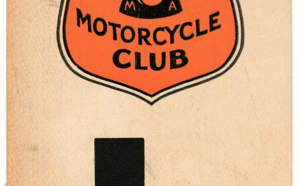 Greater Vancouver Motorcycle Club colour 51/4×91/4″ L Permit