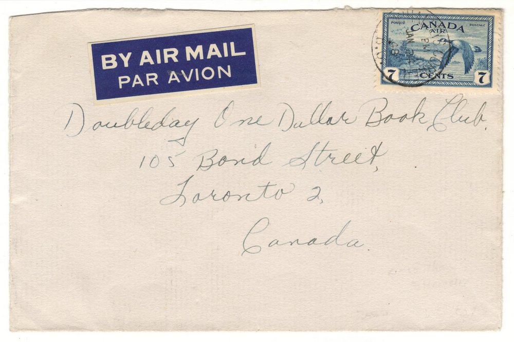 Whalley's Corner, B.C. RF E 1948 7c Airmail only known cover