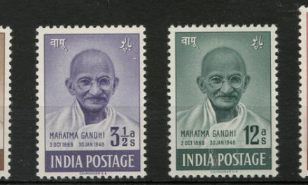 India #203-206 1948 Gandhi Set