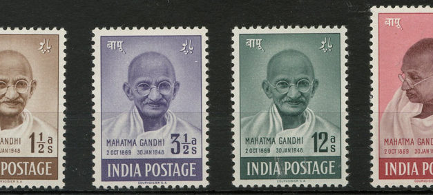 India #203-206 1948 Gandhi Set