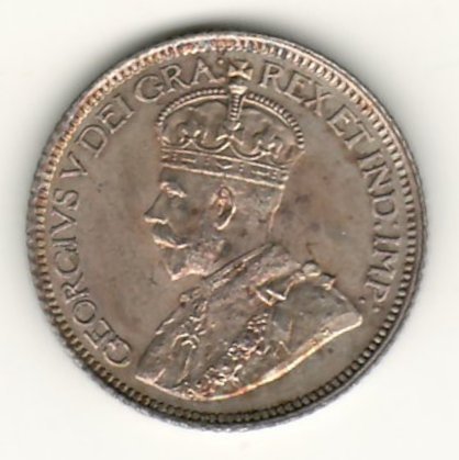 Lot 171 Canada Unc 1913 Broad Leaves Silver 10 Cents $9000. George V