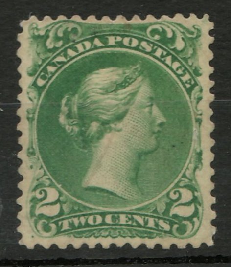 Canada #32F F/VF Used 2c Laid Paper Andre Frodel Forgery