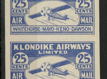 Klondike Airways #CL45\1928 25c Strip