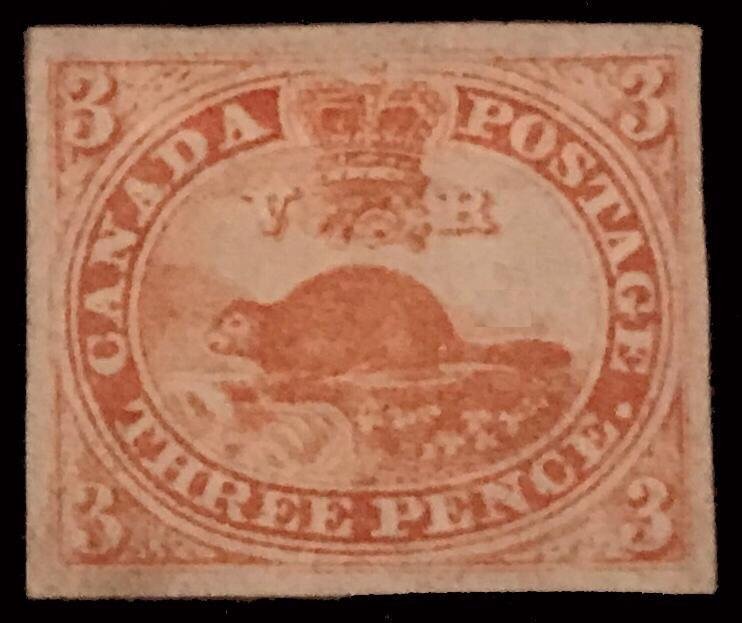 Canada's first stamp
