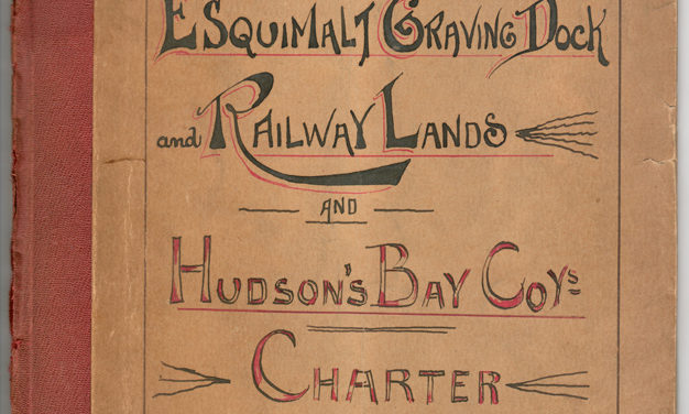 Vancouver Island Railway, Esquimalt Graving Dock & H.B.C. Charter