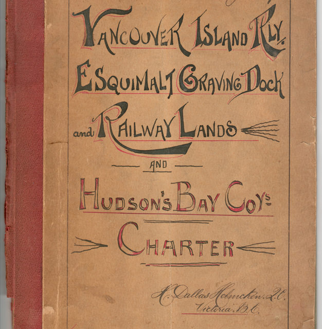 Vancouver Island Railway, Esquimalt Graving Dock & H.B.C. Charter