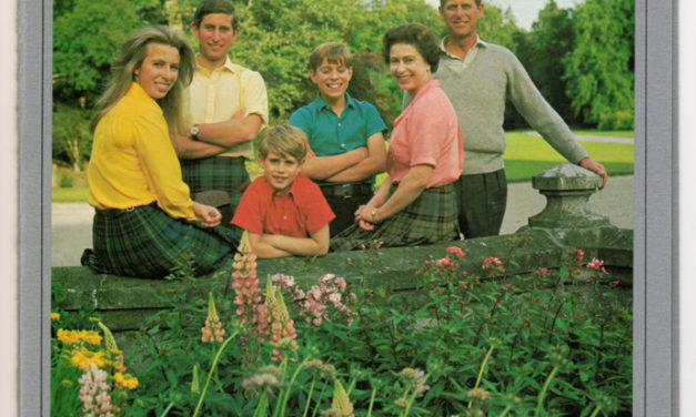 Queen Elizabeth II & Philip Signed 1972 Christmas Card