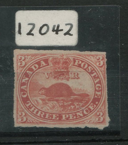 Lot 18 Canada #4c Unu 1857 3d Beaver