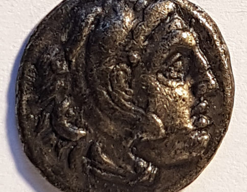 Alexander the Great XF 3m Silver Drachm