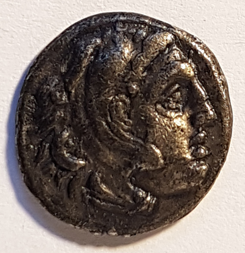  Alexander the Great 336-323 BC XF 3m Silver Drachm
