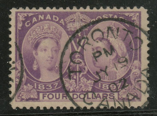 Canada #64 F/VF 10 Jl 1902 Toronto CDS Used