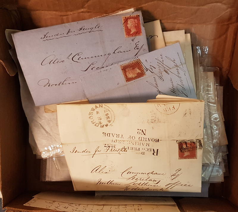 G.B. Stampless, Victorian, & 1d Red etc Estate Covers (50 pcs) 