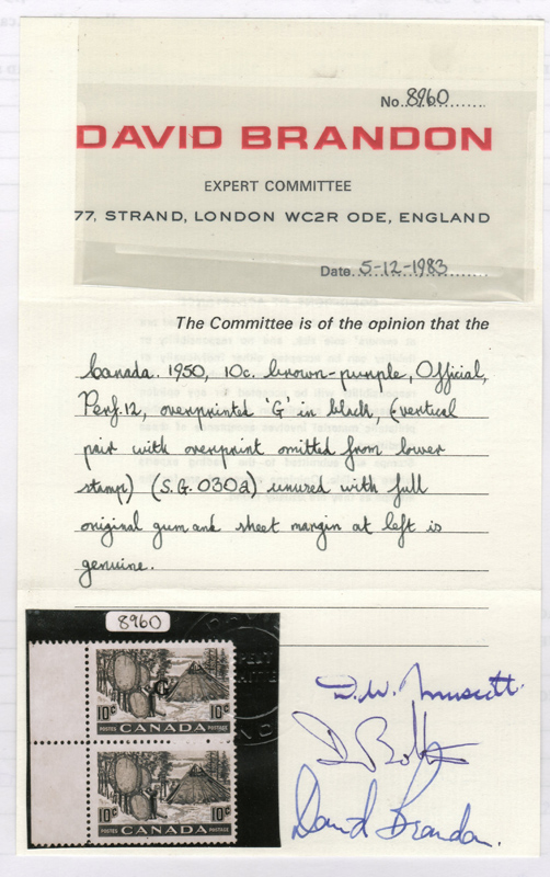 1983 Brandon Cert.