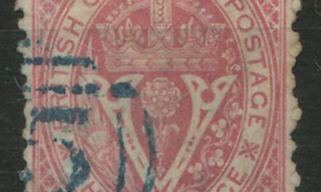 British Columbia #15 Fine Used 1869 10c on 3d