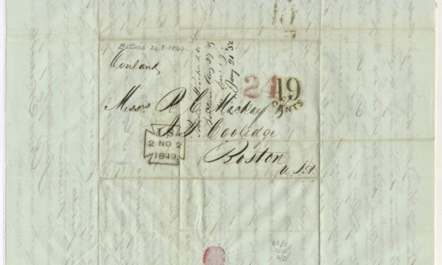 Batavia, Java 1849 Stampless 3 page F.L.S. to Boston