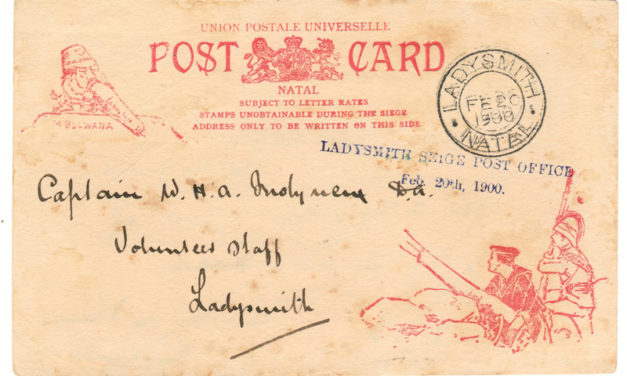 Boer War 20 Feb 1900 Siege of Ladysmith Postcard