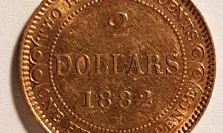 Newfoundland XF 1882H Gold 2 Dollars