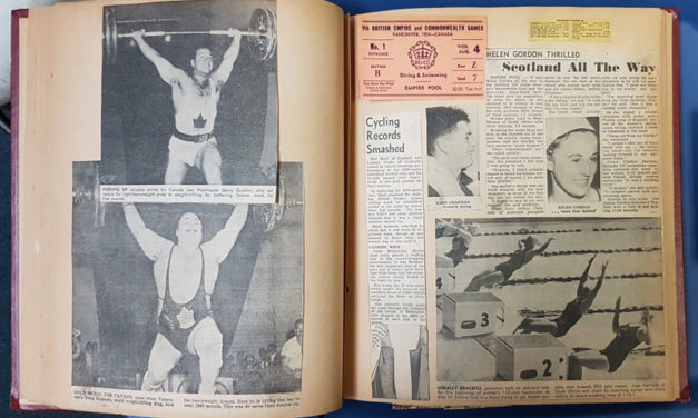 1954 Commonwealth Games in Vancouver, B.C. 60 page Scrapbook