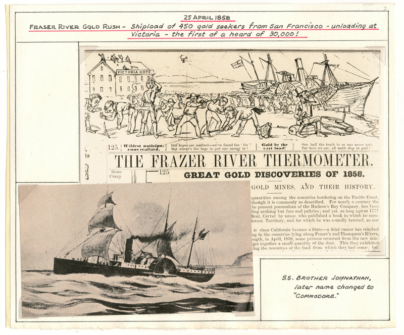 Page 2 of Gerald Wellburn Fraser River Gold Rush Collection