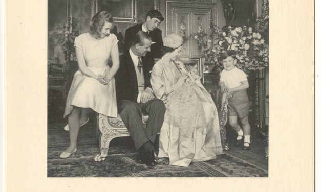 Queen Elizabeth & Prince Philip Signed 1964 Christmas Card