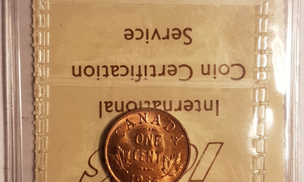 Canada ICCS MS64 1936 Red Cent ex Pittman